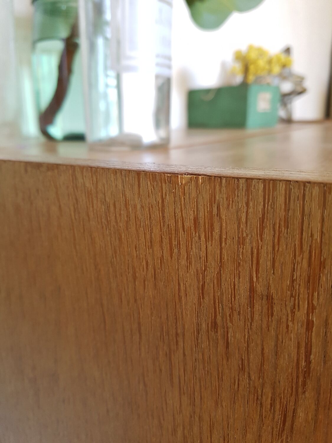 Console ou bureau vintage pieds compas
