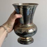 Vase en métal ancien très patiné