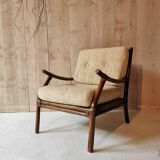 Rattan armchair