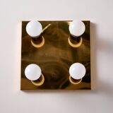 Brass wall lamp