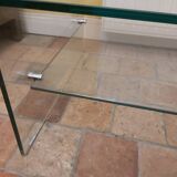 Tempered glass coffee table, Roche Bobois
