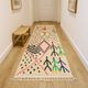 Ecru Azilal rug with colourful Berber symbols.
