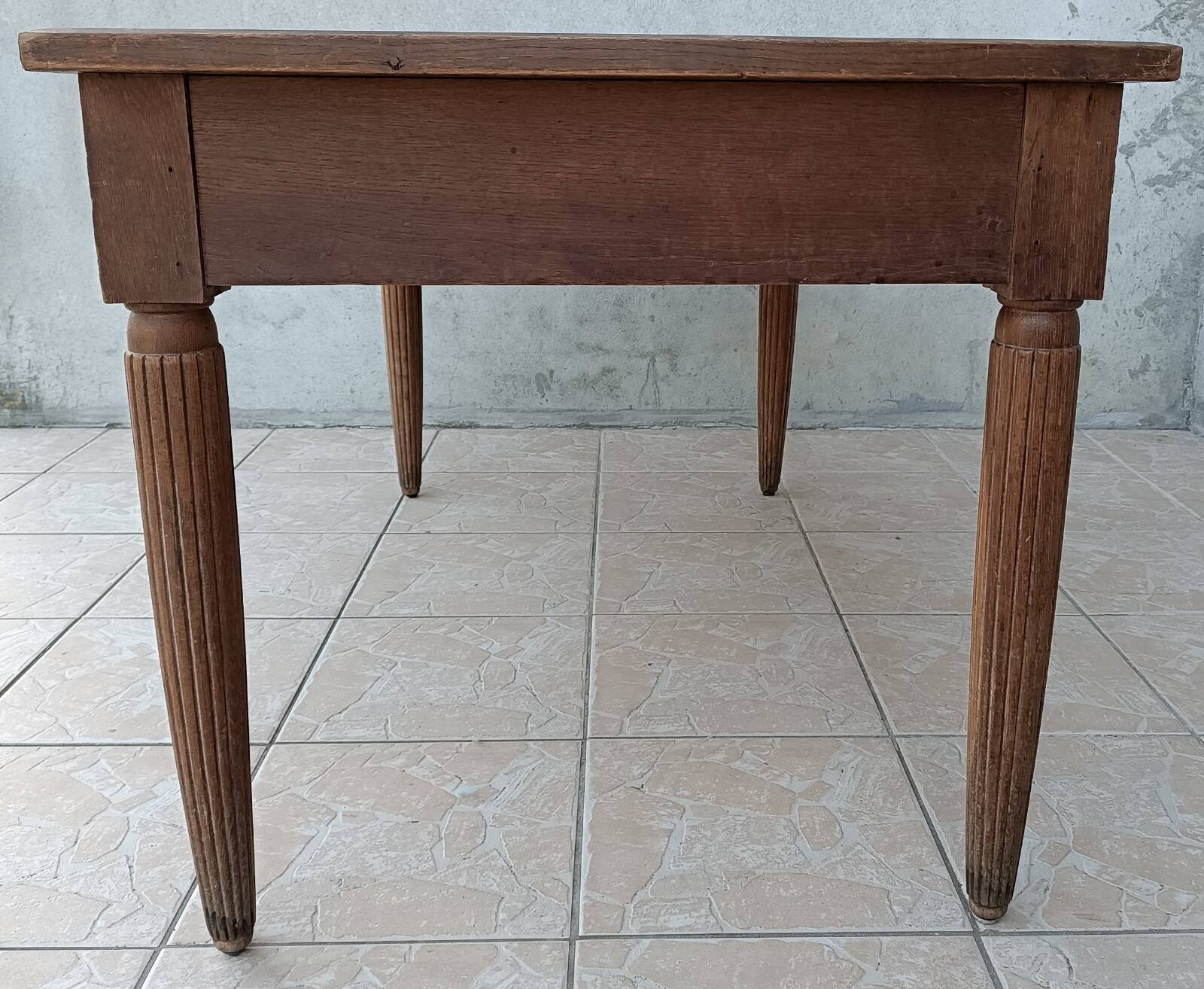 Art Deco oak table