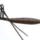 Sculpture of a religious mantis in wrought iron, 50s