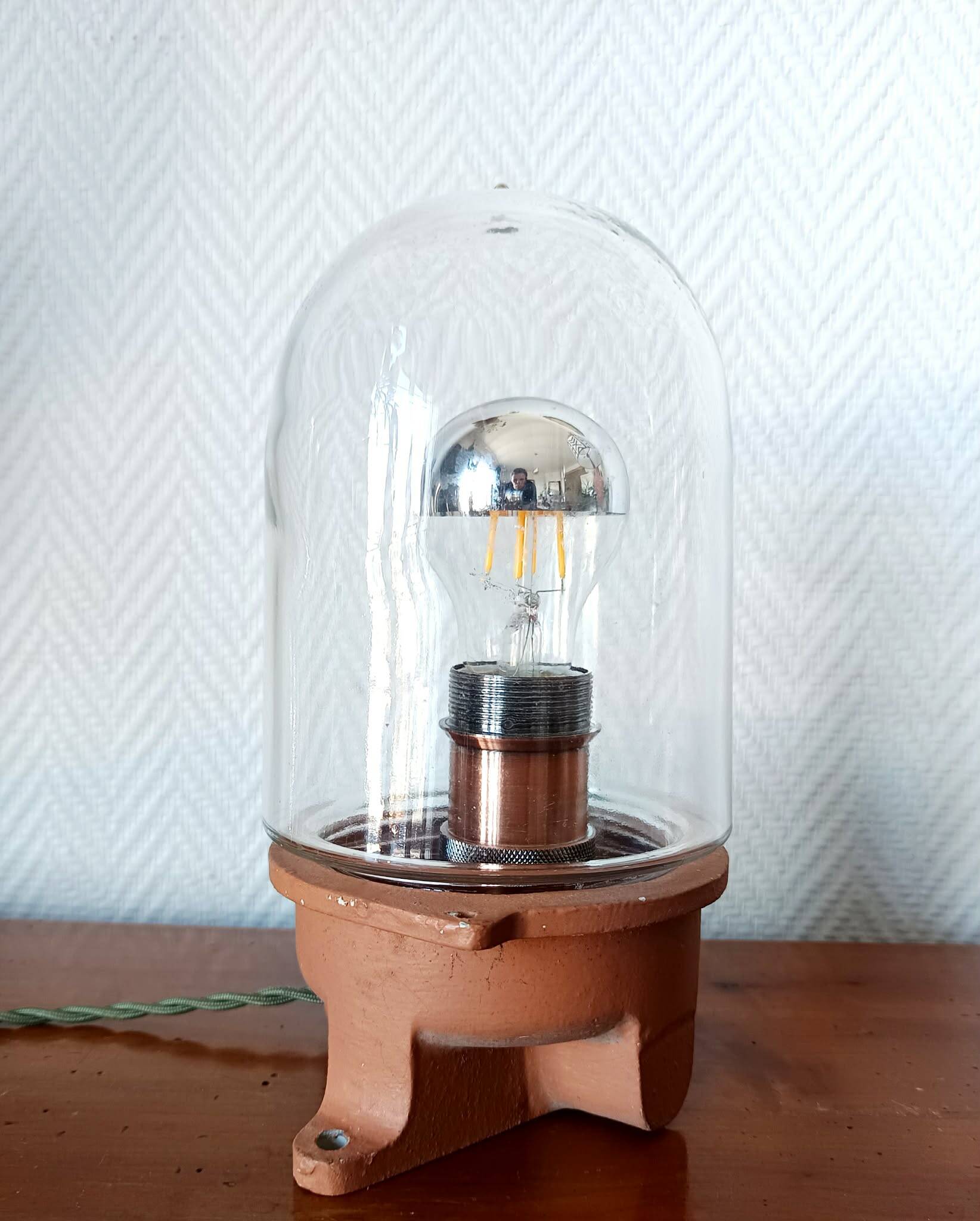 Vintage globe lamp