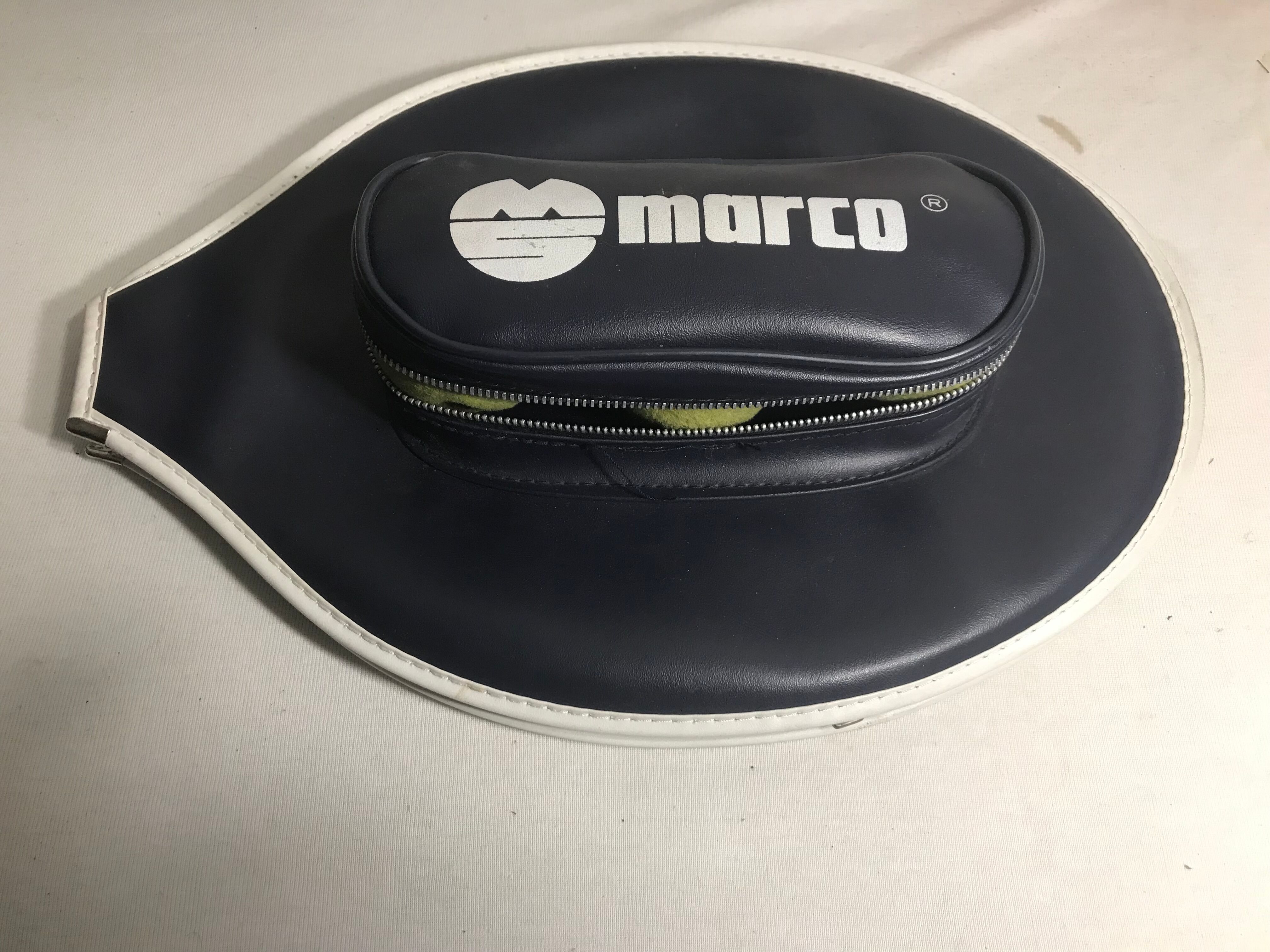 Racquet tennis old donnay glm 680 wood + leather + protection marco vintage