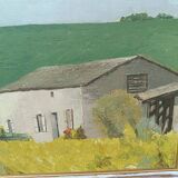 Tableau ancien "Campagne"
