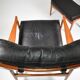 Fauteuil et repose-pieds par Ib Kofod-Larsen pour OPE, Suède