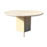 Italian travertine dining table, 1970
