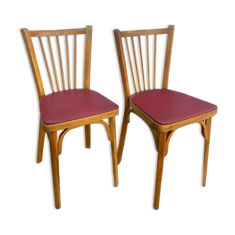 Pair of Baumann 50s bistro chairs
