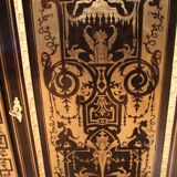 Buffet a height of support in marquetry boulle