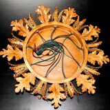 Set of 2 Large Florentine Chandelier Ceiling Lamps  by Banci Firenze Italy Regency Hollywood Style