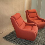 Paire de fauteuils vintage