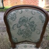 4 chairs Louis XV Walnut