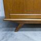 French wardrobe with tapered legs, 3 doors, 120cm hanging rail, new.