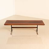 Table basse en palissandre brésilien 60's
