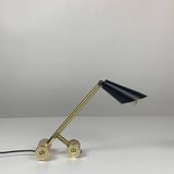 Small midcentury adjustable diabolo counter balance architectural desk lamp, 1960s