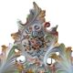 Magnifica Specchiera d’Arte in Ceramica Policroma – Maria Pegoraro per Ricc