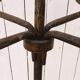 Wrought iron lamp, weather vane, Marolles workshop, Jean Touret