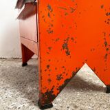 Tool box - workshop maid - vintage orange