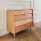 Renovated vintage shoe cabinet, 1960s