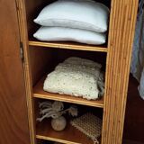 Rattan wardrobe