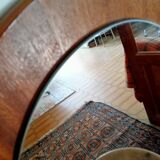 Danish Scandinavian oval mirror 60s