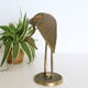 Cigogne en laiton vintage