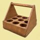Vintage wooden glass holder