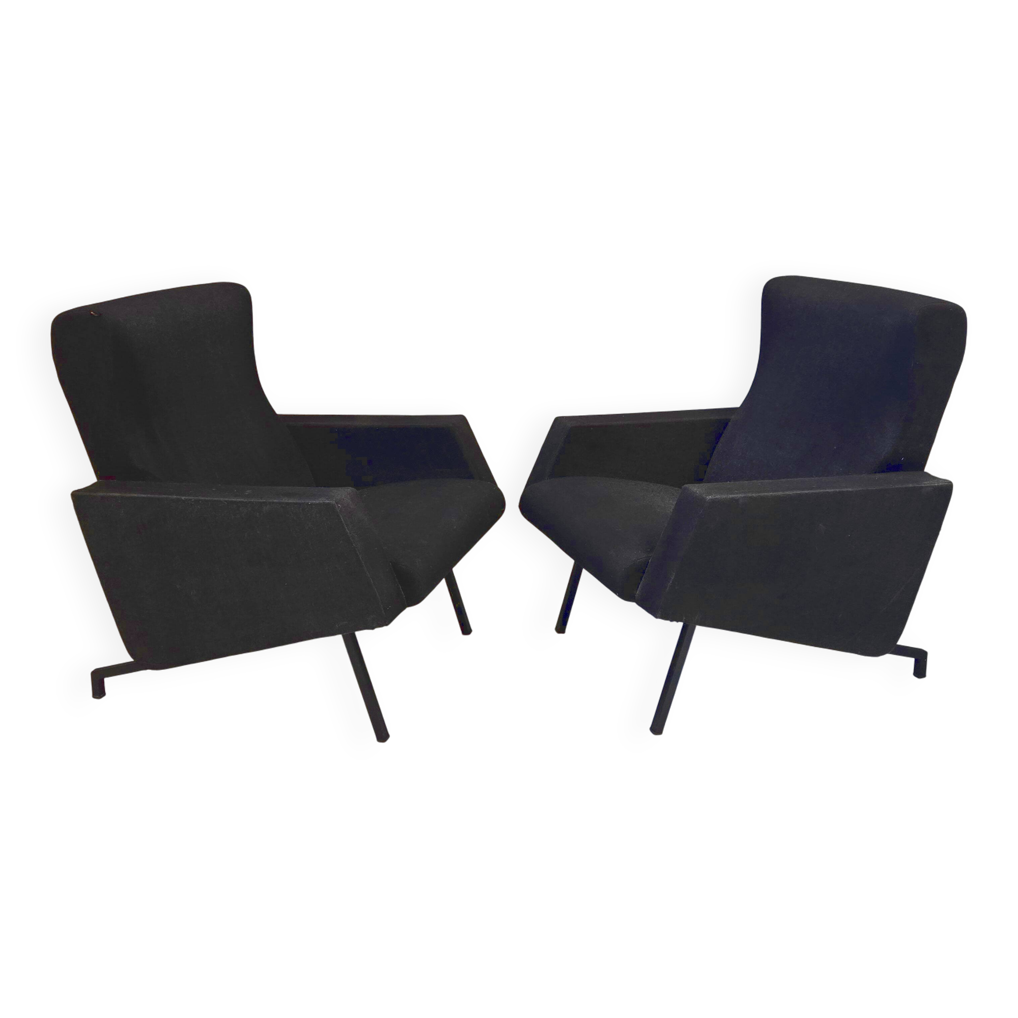 Pair of Miami armchairs by Pierre Guariche for Meurop 1960