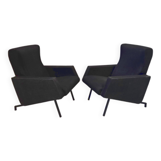 Pair of Miami armchairs by Pierre Guariche for Meurop 1960