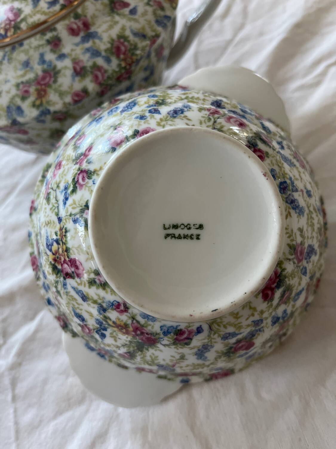 Limoges porcelain tea set