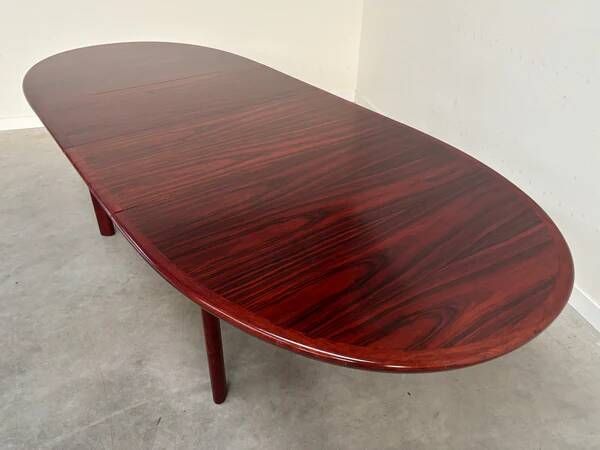 Large oval dining table by Skovby Møbilfabrik, Denmark 1960s