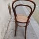 Vintage Fishel bistro chair in curved wood