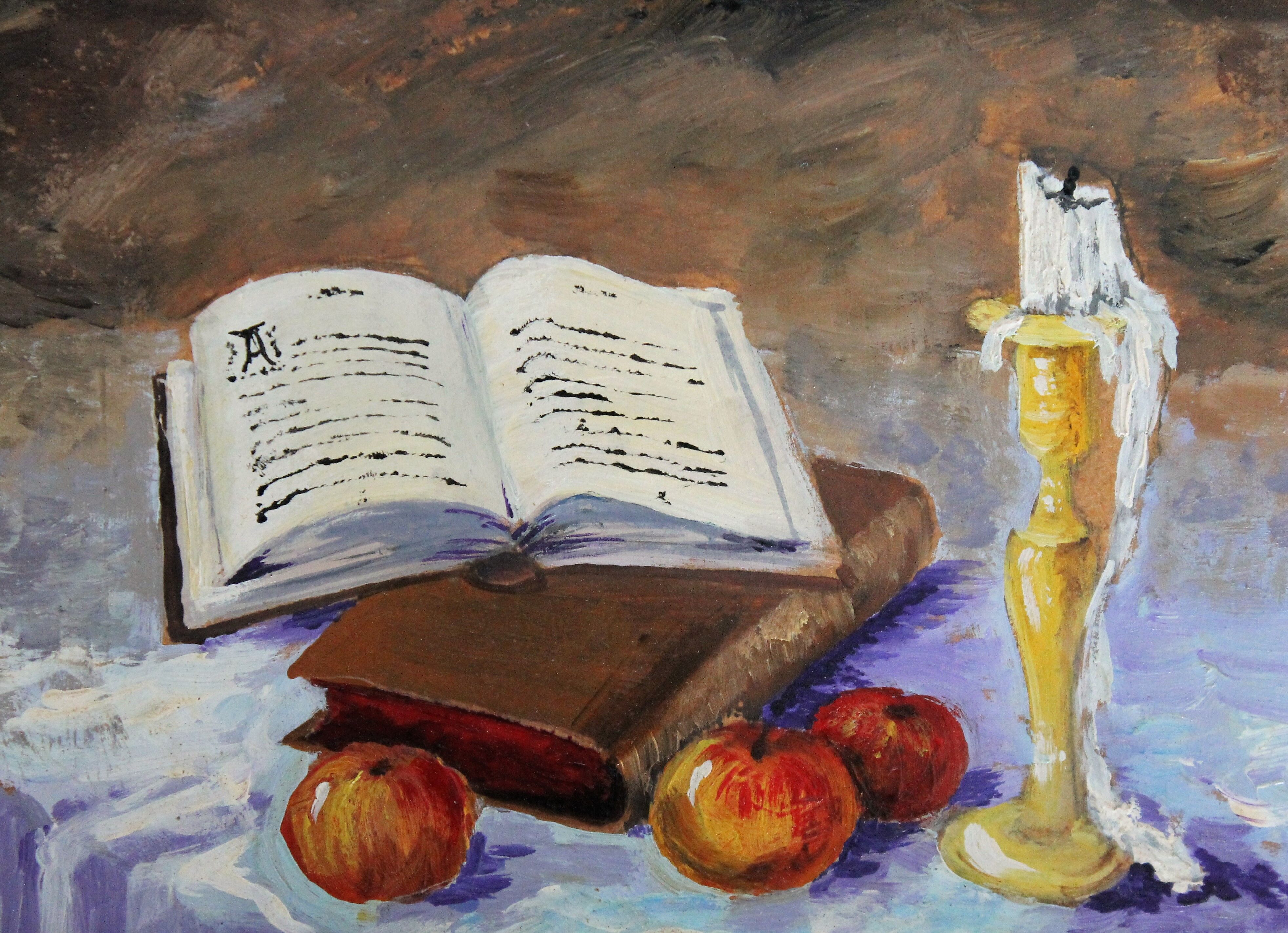 Nature morte à la bougie, Eliane Hurtado