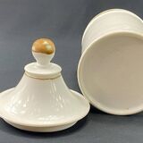 Old Paris 19th century porcelain medicine jar marked UNG:NUTRIT: