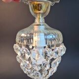 Crystal Chandelier with Tassels and Bell