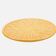 Round vintage Keralux Boch Frères plate - Relief Straw decoration