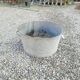Old zinc basin, 55cms in diameter