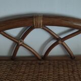 Vintage rattan shelf