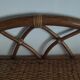 Vintage rattan shelf