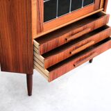 Vitrine vintage | Meuble d'angle | Années 1960 | Danois (2)