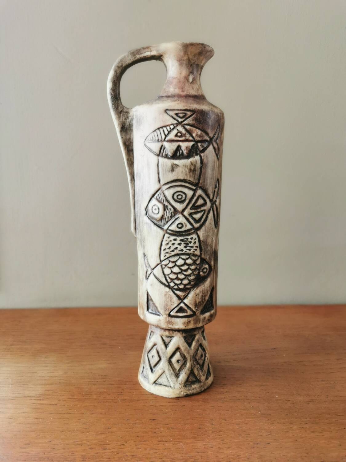 Vase soliflore vintage en céramique de San Marin