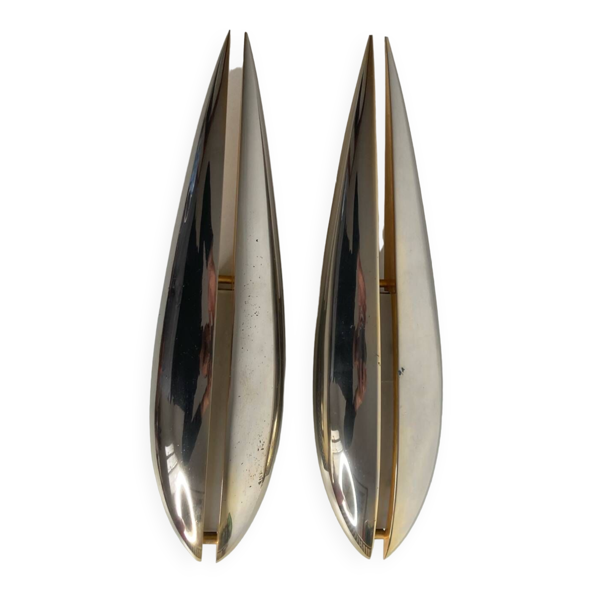 Pair of “America Cup” wall lights LG Paris