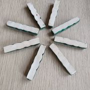 8 porte-couteaux en céramique verte