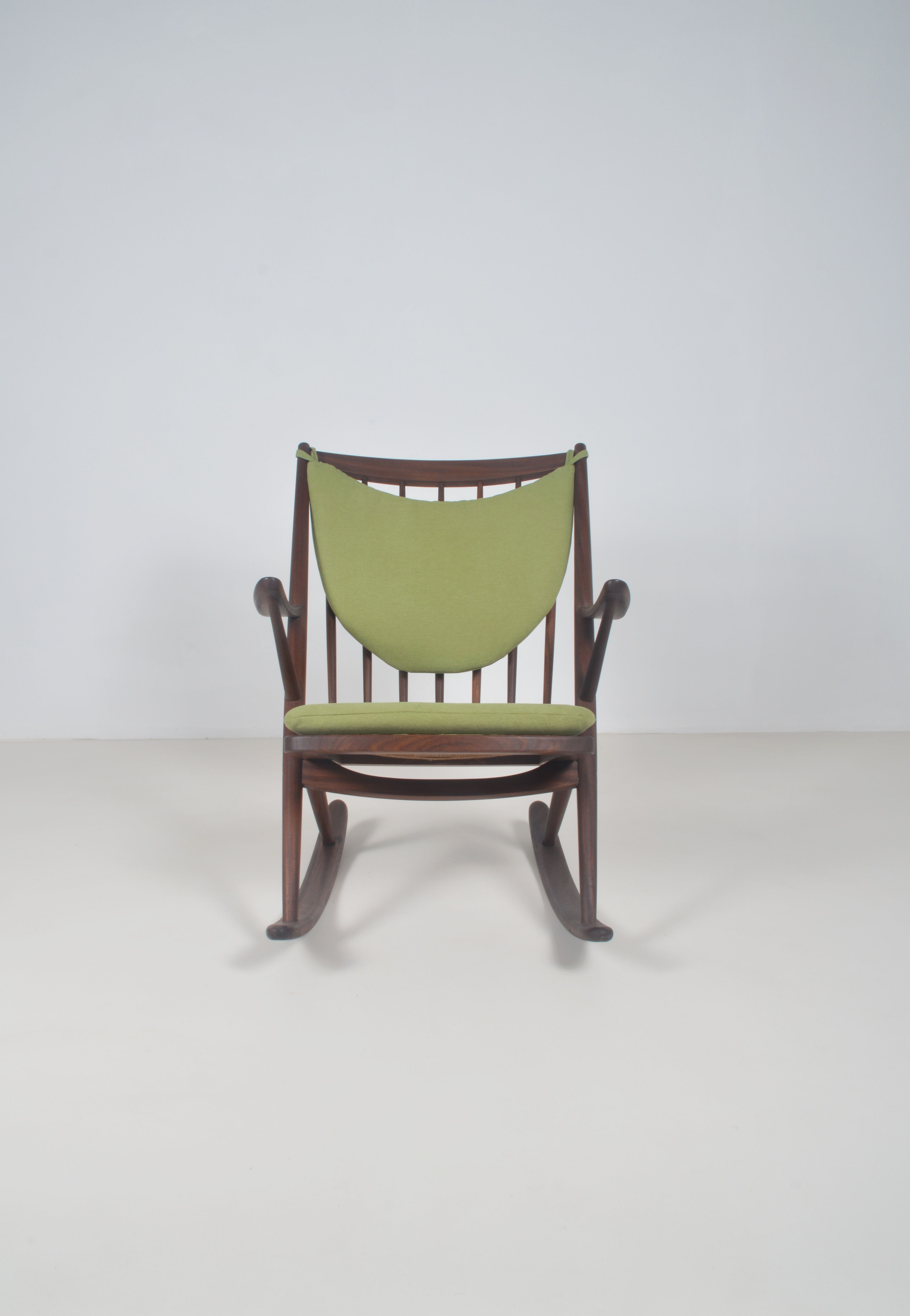 Danish rocking chair designed by Frank Reenskaug for Bramin, 1960s
