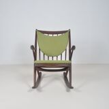 Danish rocking chair designed by Frank Reenskaug for Bramin, 1960s