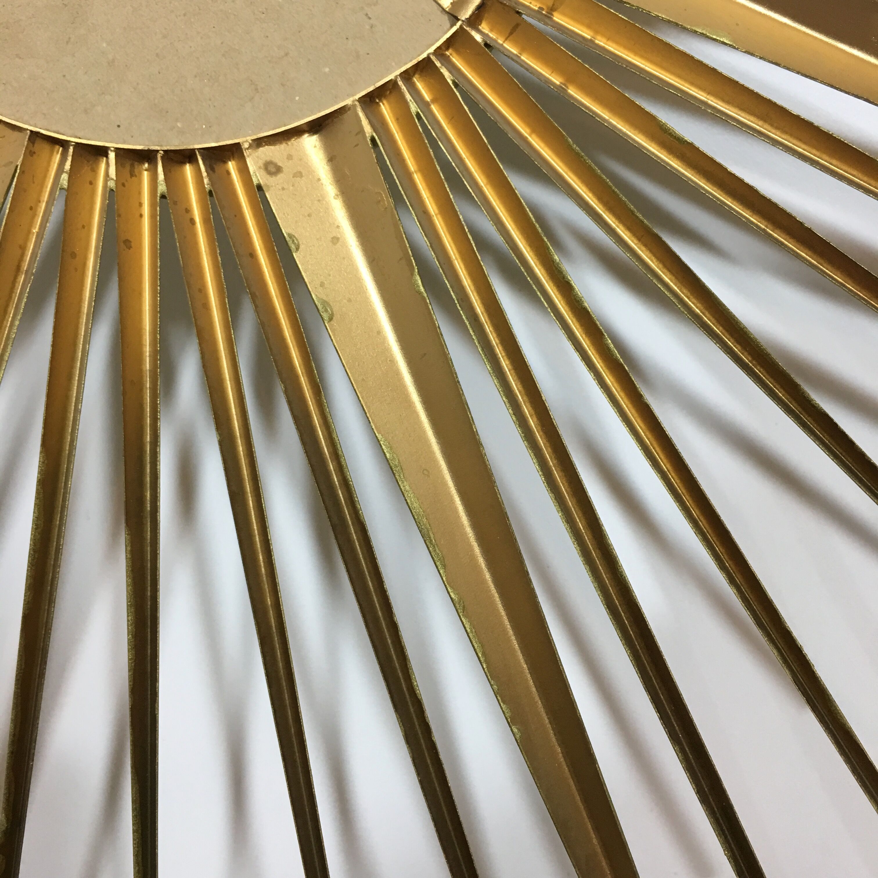 Mirror gold metal sun Chaty Vallauris 85x85cm