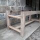 Solid oak farmhouse table, 200 cm