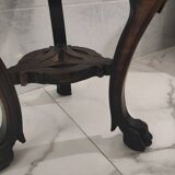 Vintage wooden pedestal table